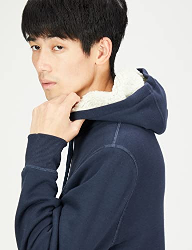 Men's Basic Sherpa-Lined Pullover Hoodie