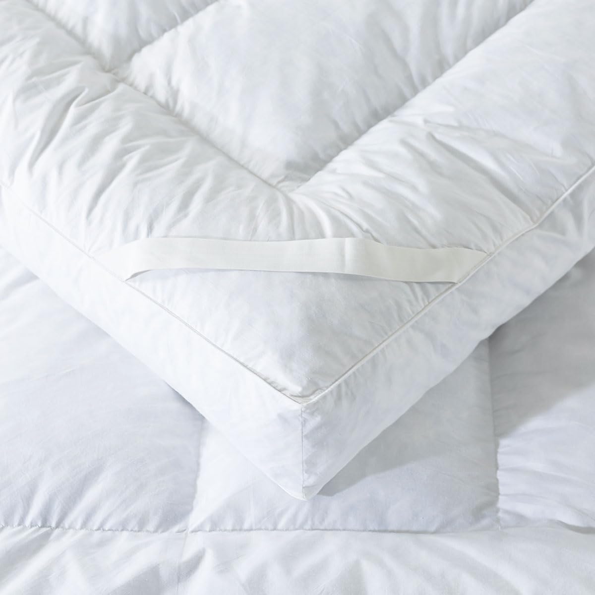 Duck Feather & Memory Foam Mattress Topper - 4.5" thick