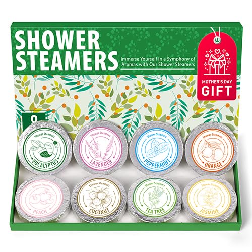 Shower Steamers Aromatherapy Gift Set, 8 Pack