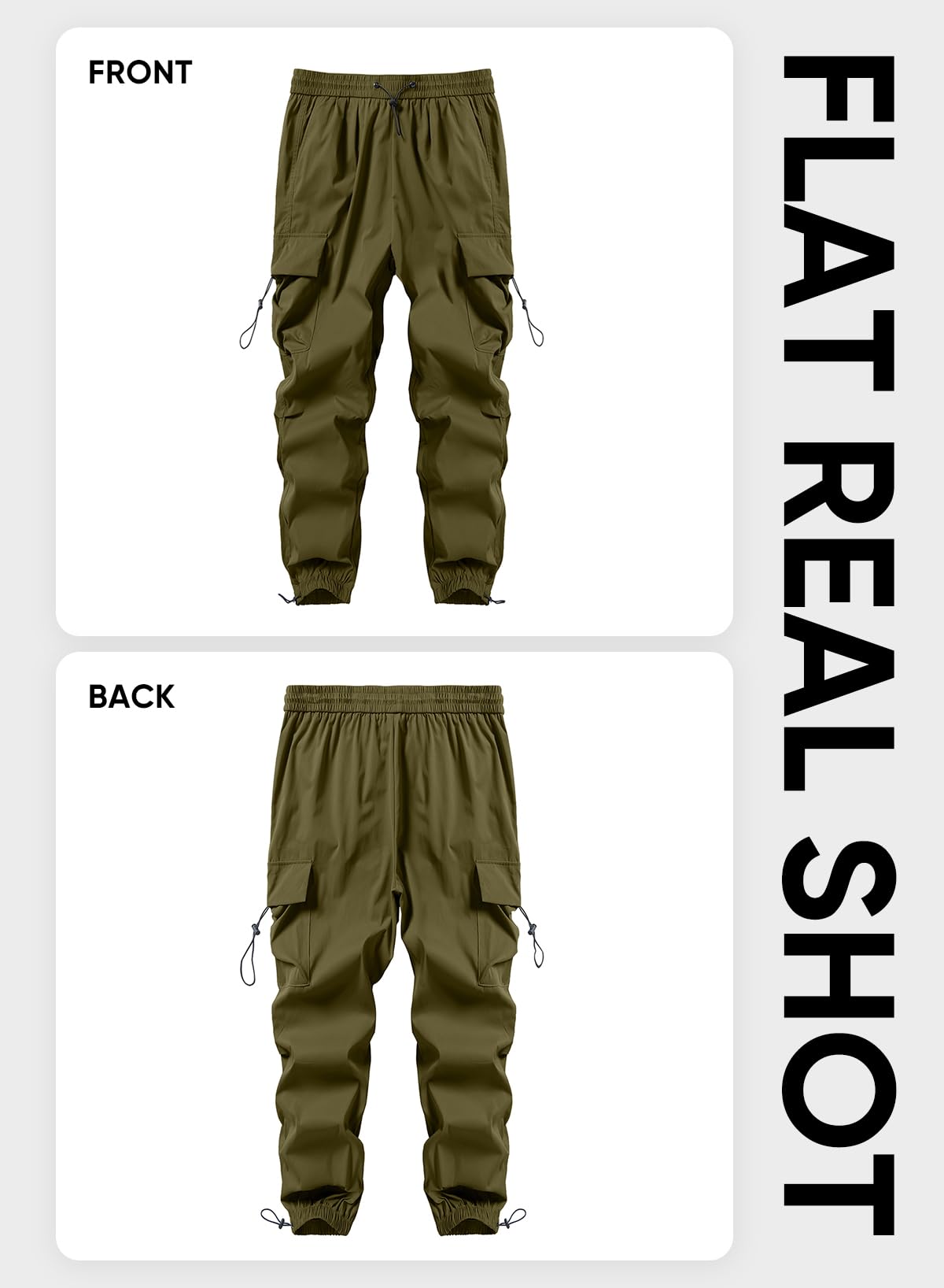 Men's Wide-Leg Parachute Pants