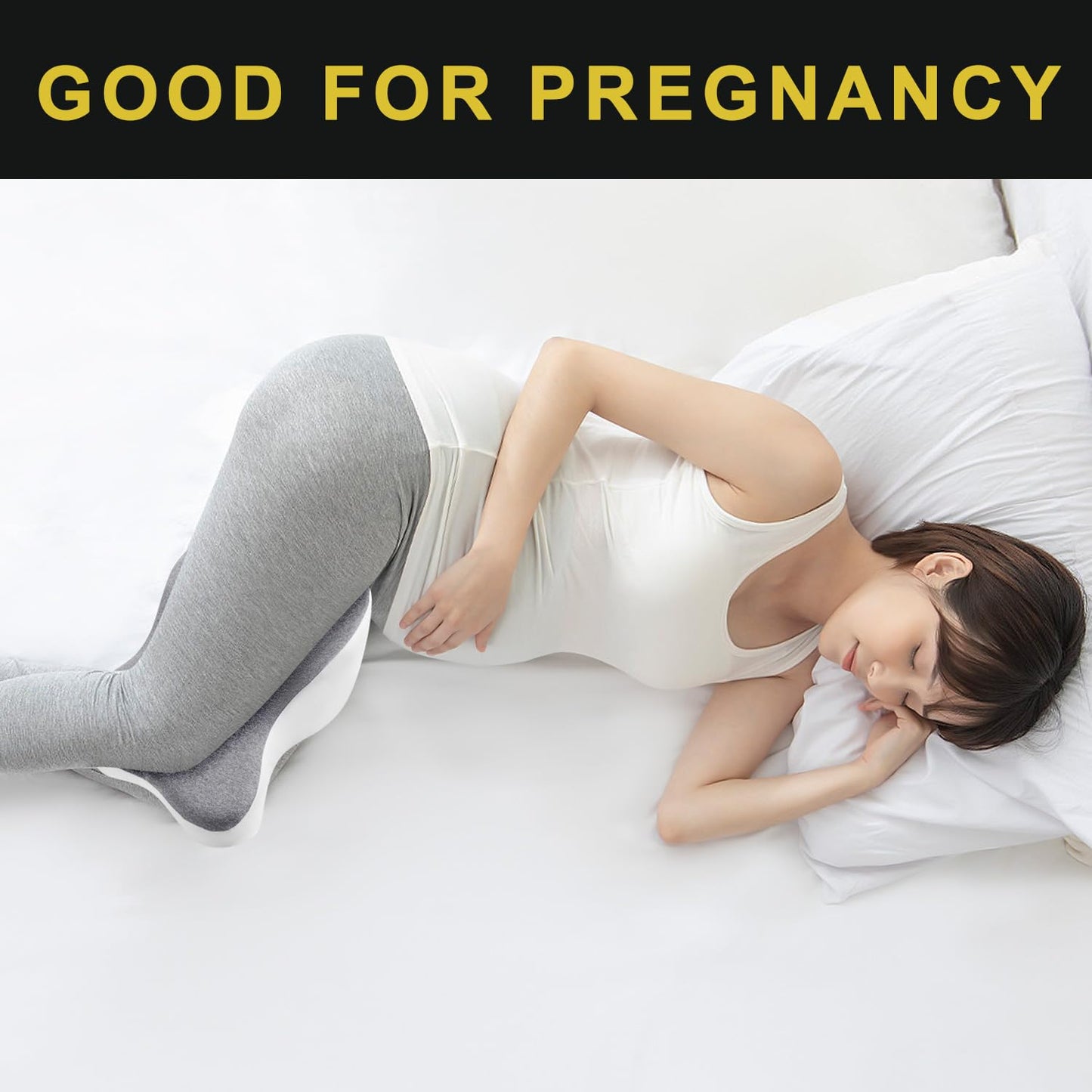 Knee and Thigh Support Pillow for Side Sleepers