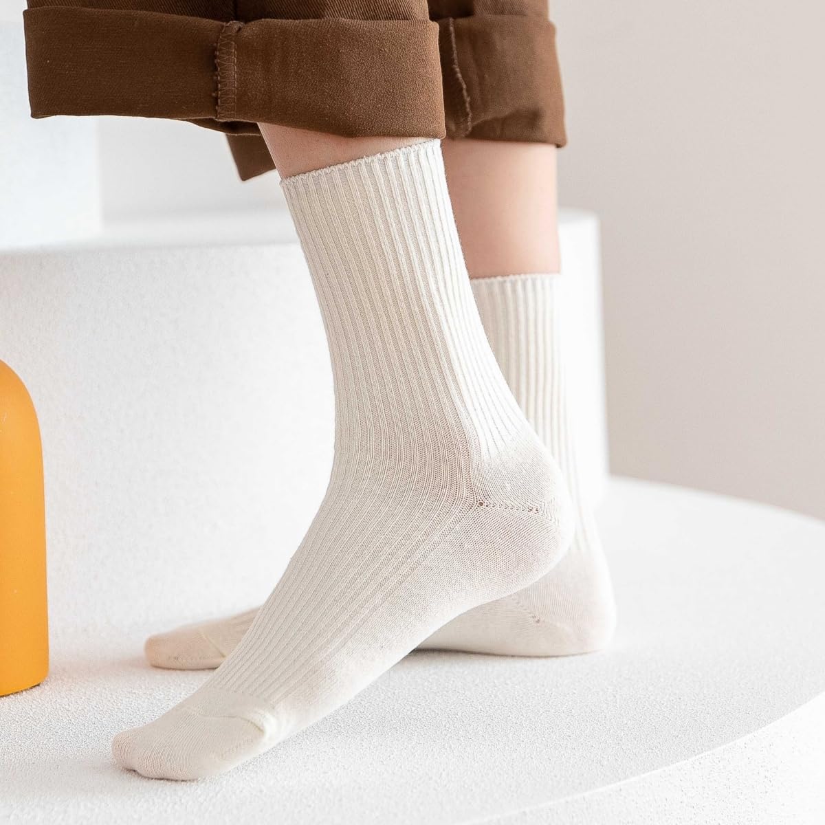 Women's Earth Tone Cotton Socks