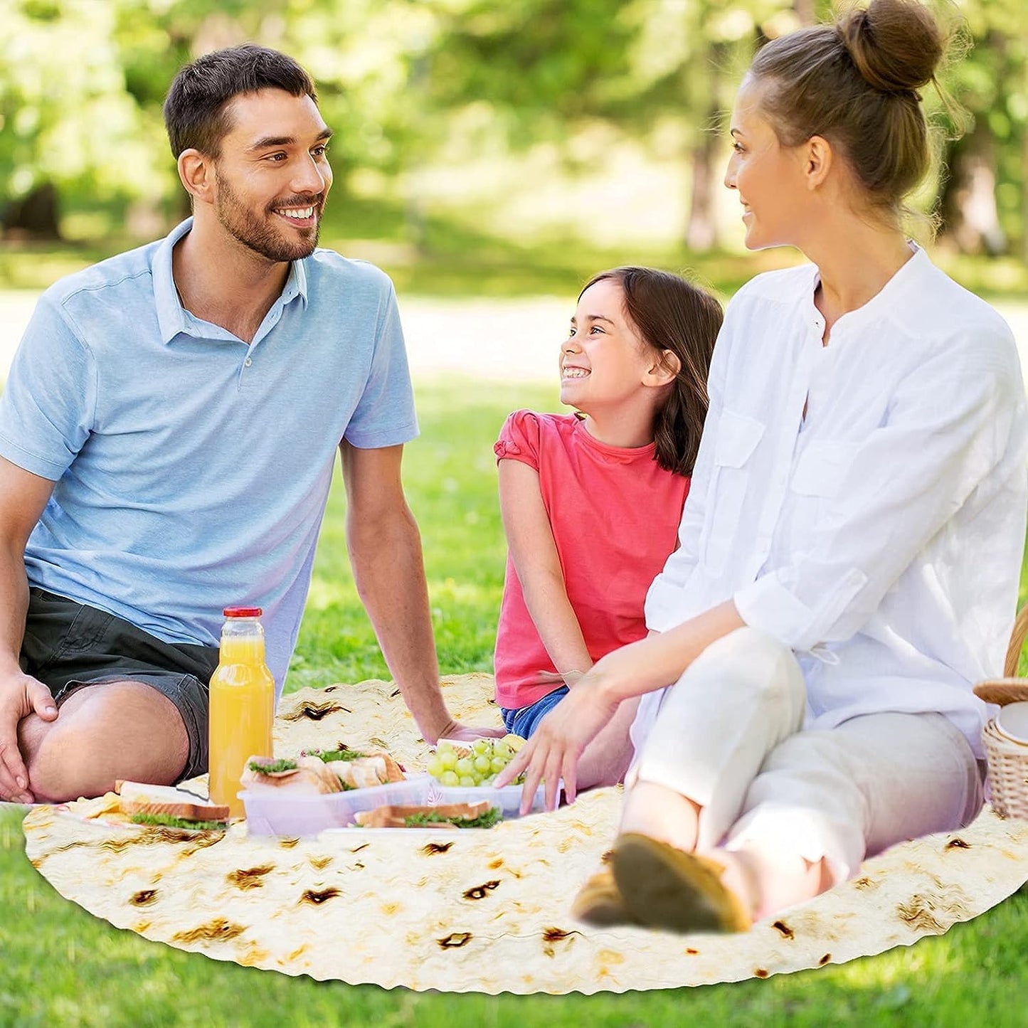 "My Little Burrito" Baby Swaddle Blanket