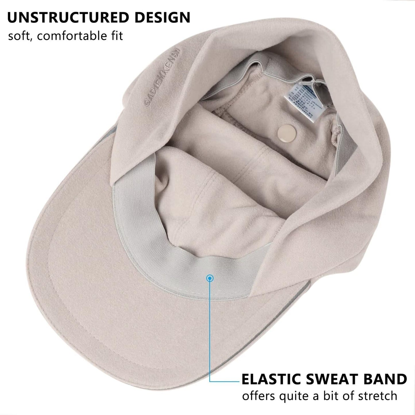 Women's Winter Fleece Hats with Ponytail Opening