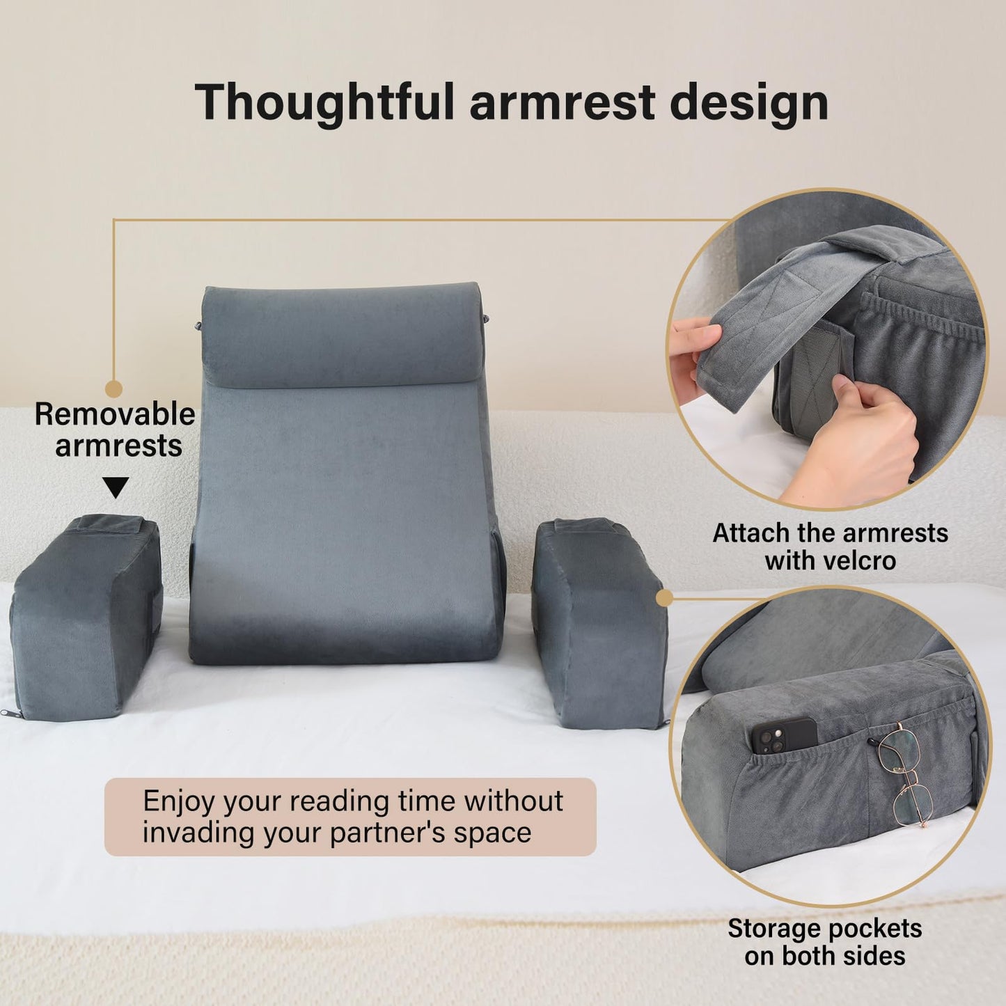 Full Back Support Pillow for Home Leisure