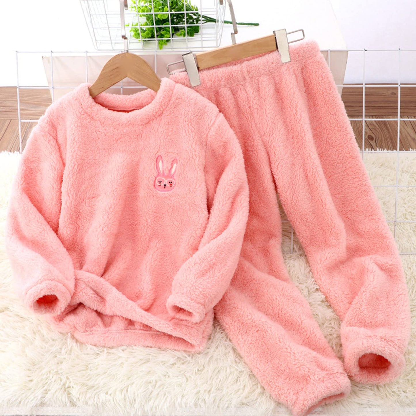 Girl's Fleece Pajamas Sets