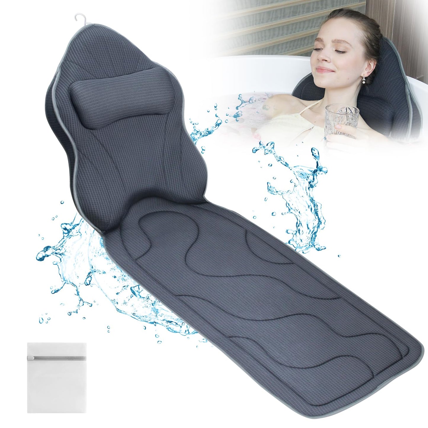 Ultimate Full Body Bath Pillow: Relaxation Made Easy