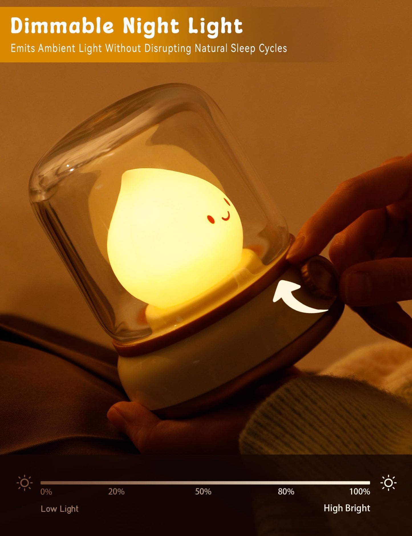 Cute Chibi Flame Night Lamp