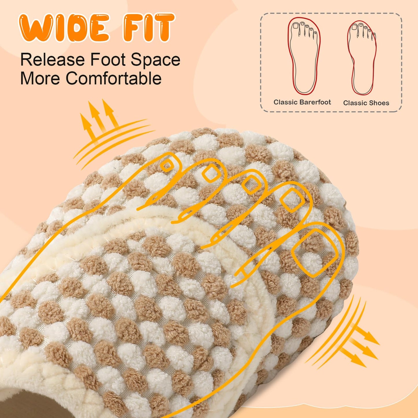 Baby/Toddler Slippers With Non-Slip Rubber Sole