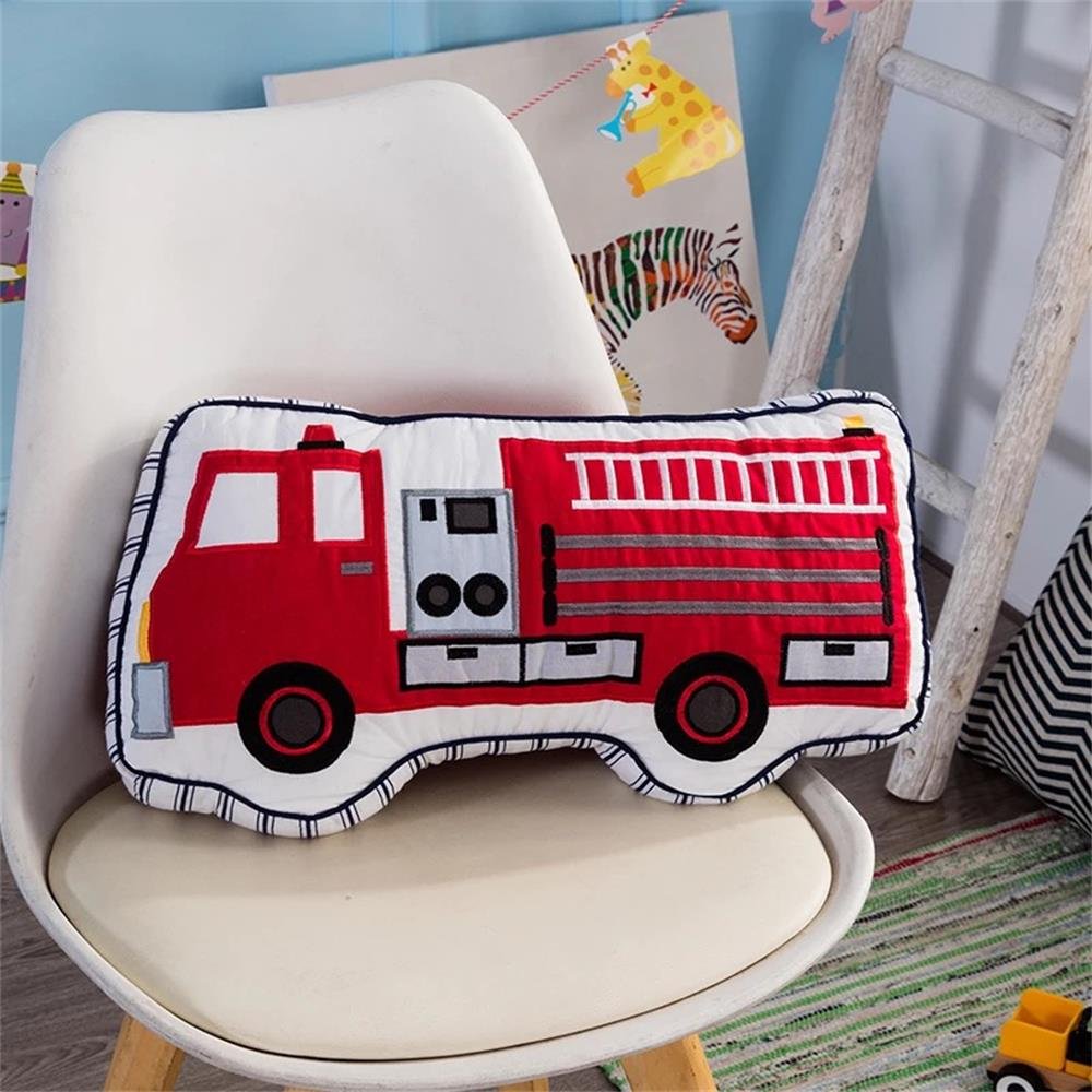 Firetruck Throw Pillow