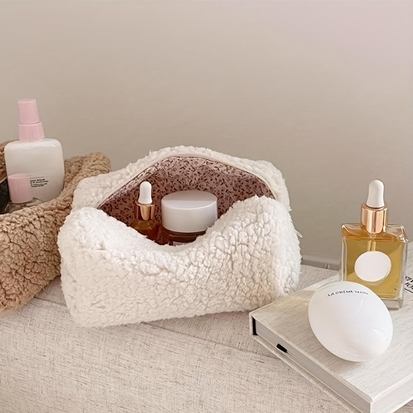 Fluffy Makeup bag