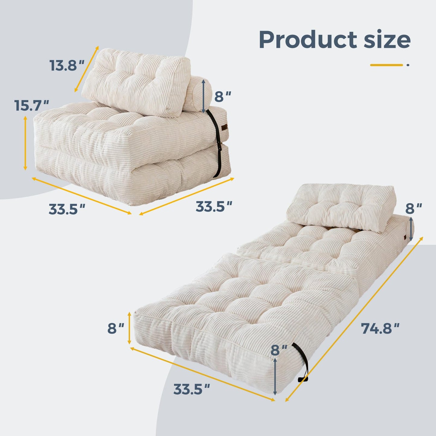 Folding Sleeper Chair