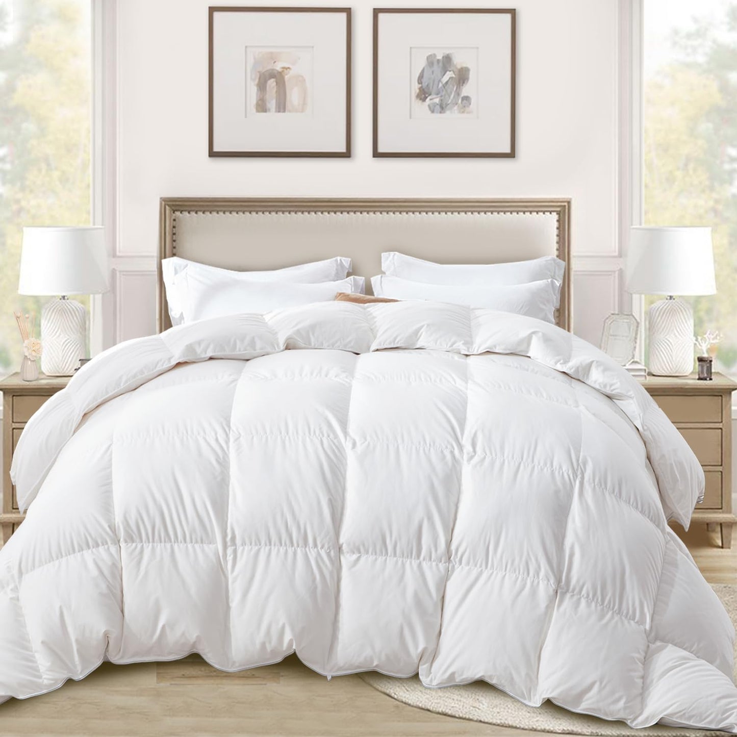 Ultra-Soft Down Feather Duvet Inserts
