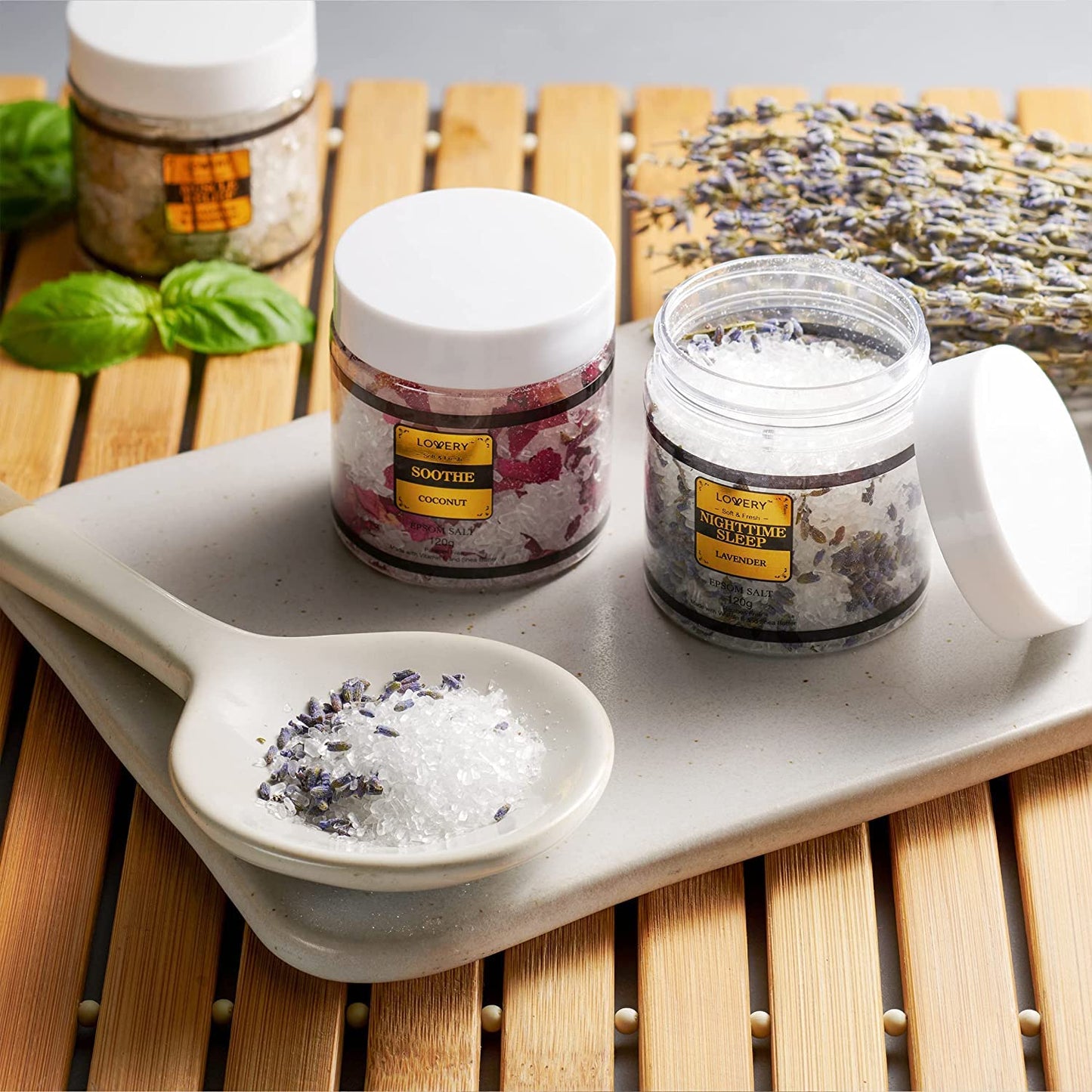 Epsom Bath Salts Gift Set, 6 Pack