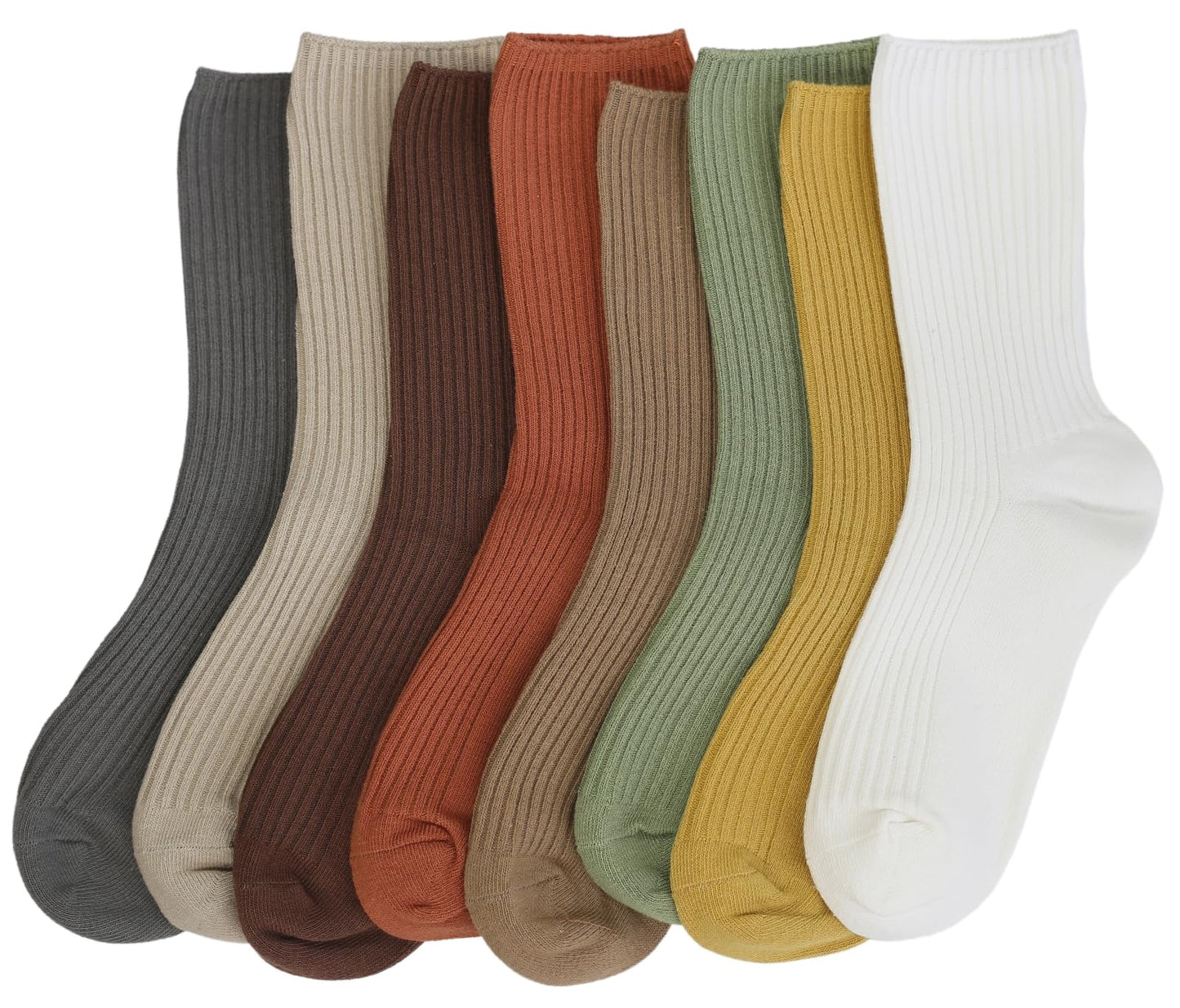 Women's Earth Tone Cotton Socks