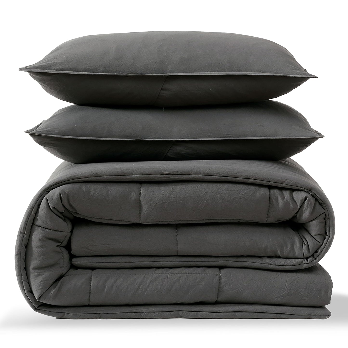 Soft Luxury Bedding, Comforter and Two Pillow Shams - 3-Piece Set