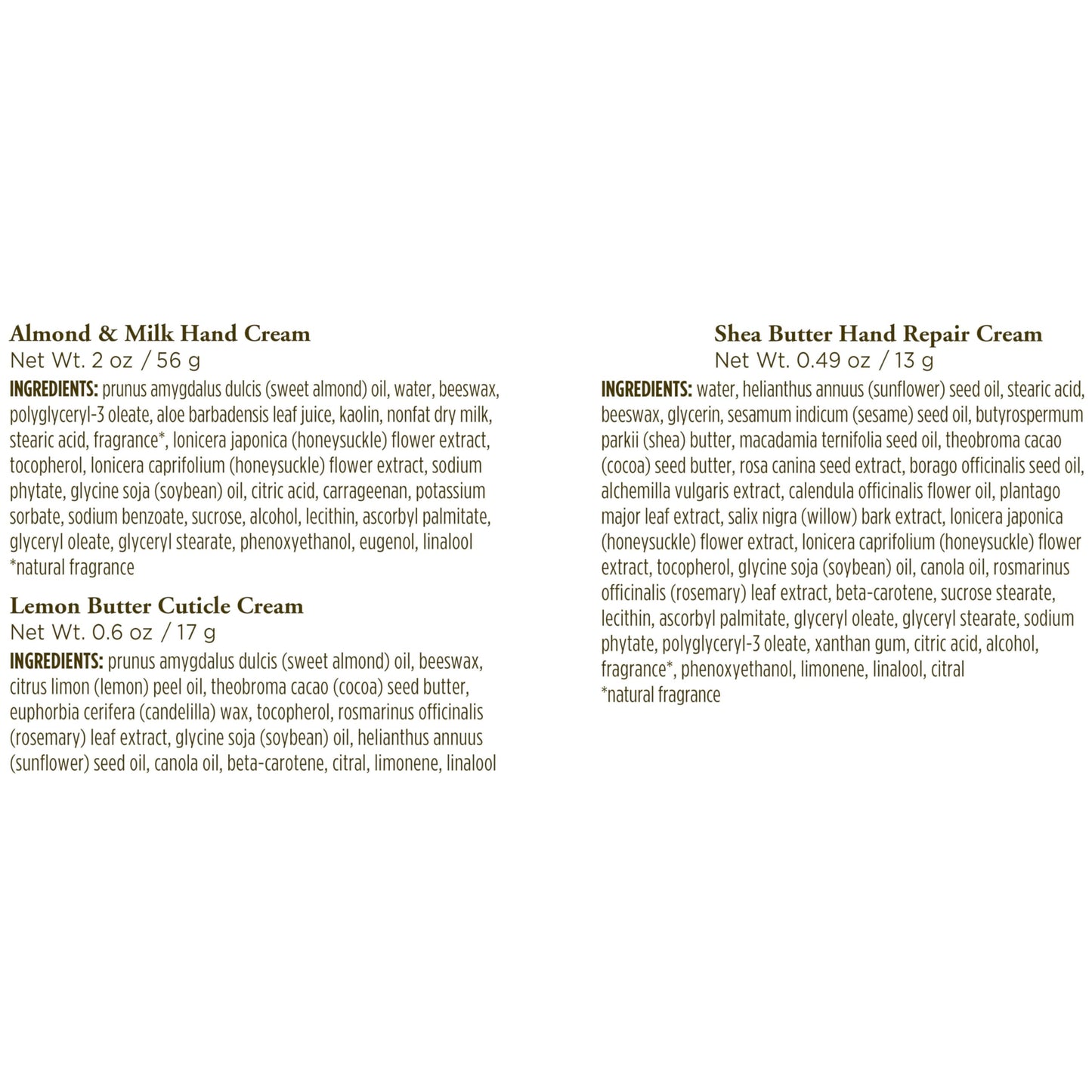 Burt's Bees 3-Pack Hand Repair Gift Set