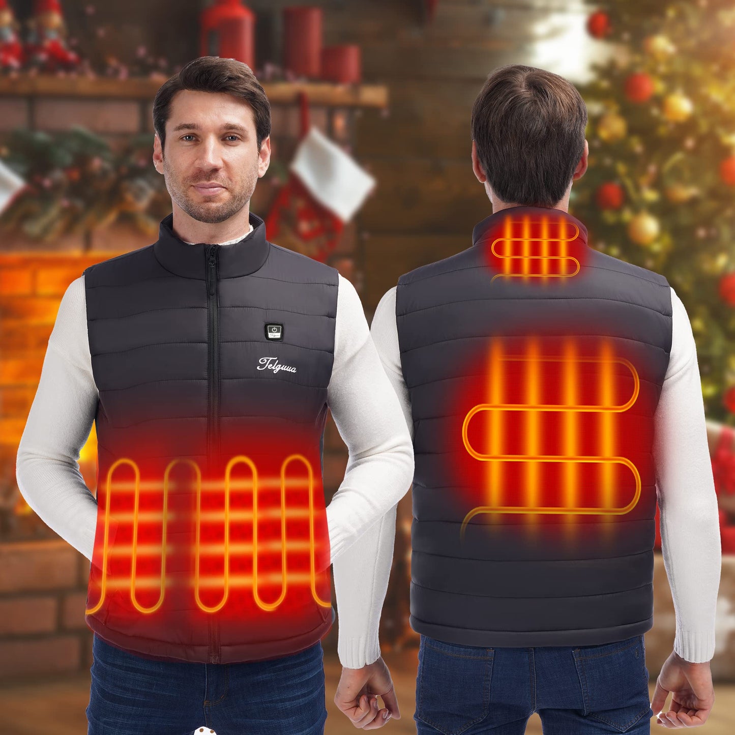 Men's Heated Vest with Battery Pack Included