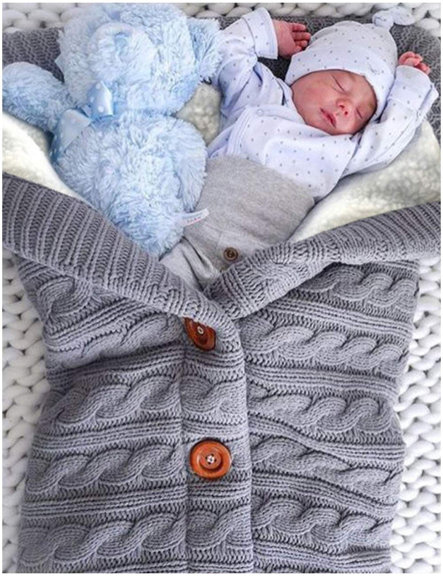 *Infant Fleece Swaddle Blankets