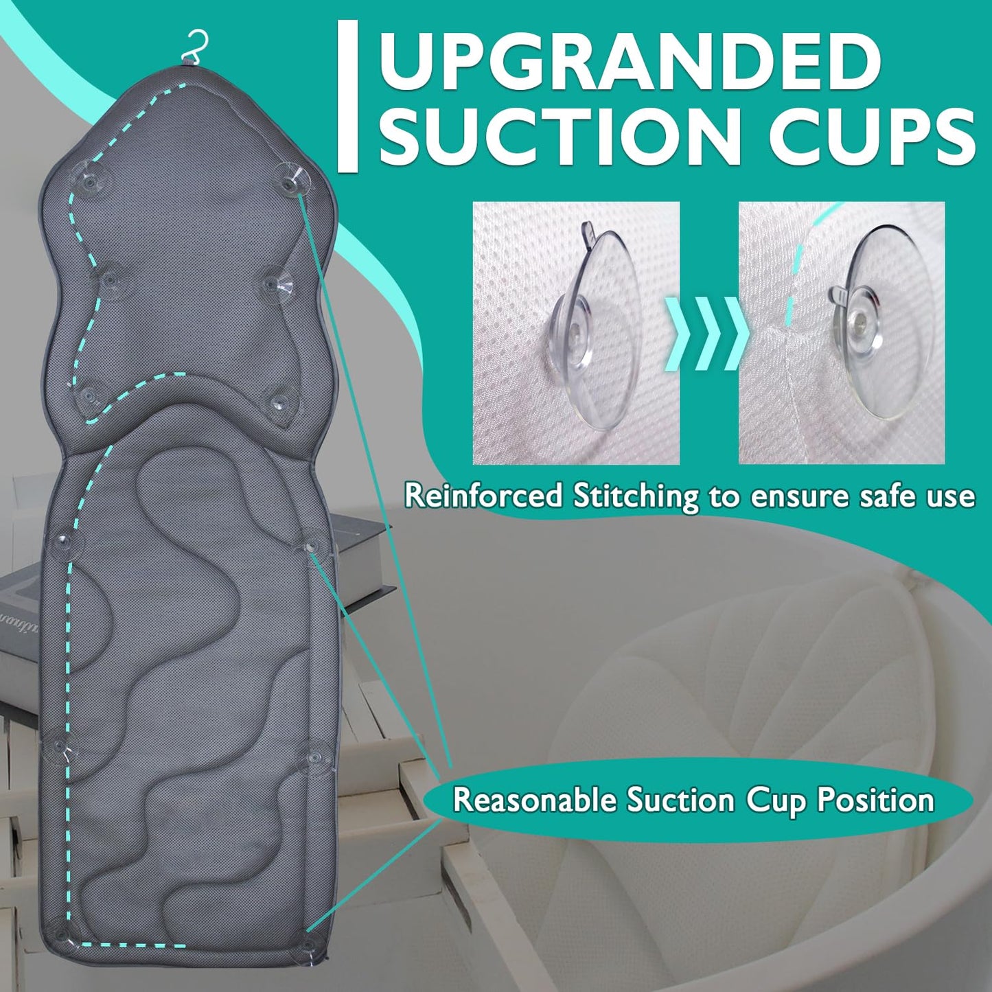 Ultimate Full Body Bath Pillow: Relaxation Made Easy