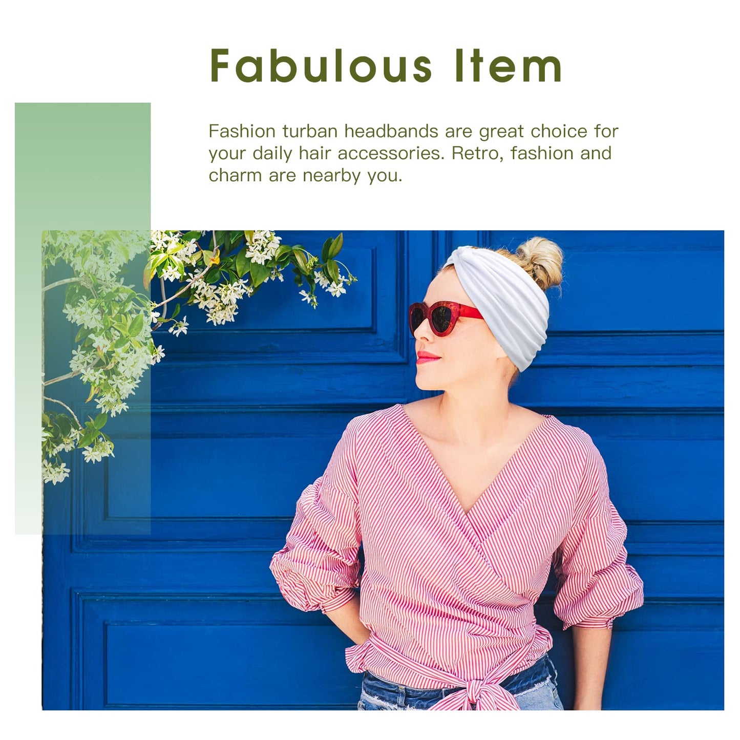 Women's Wide Headbands - 6 Pack