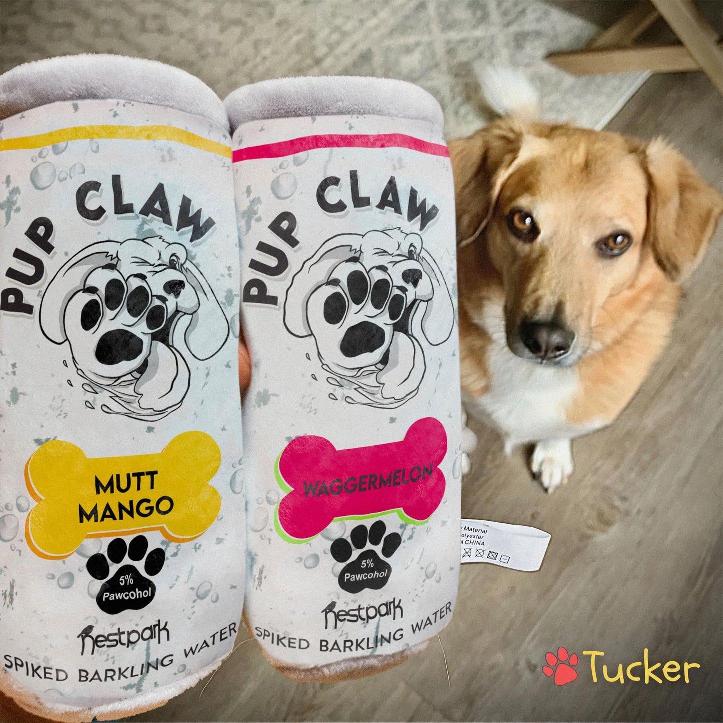 Pup Claw - Dog Toy with Squeaker (2 Pack)