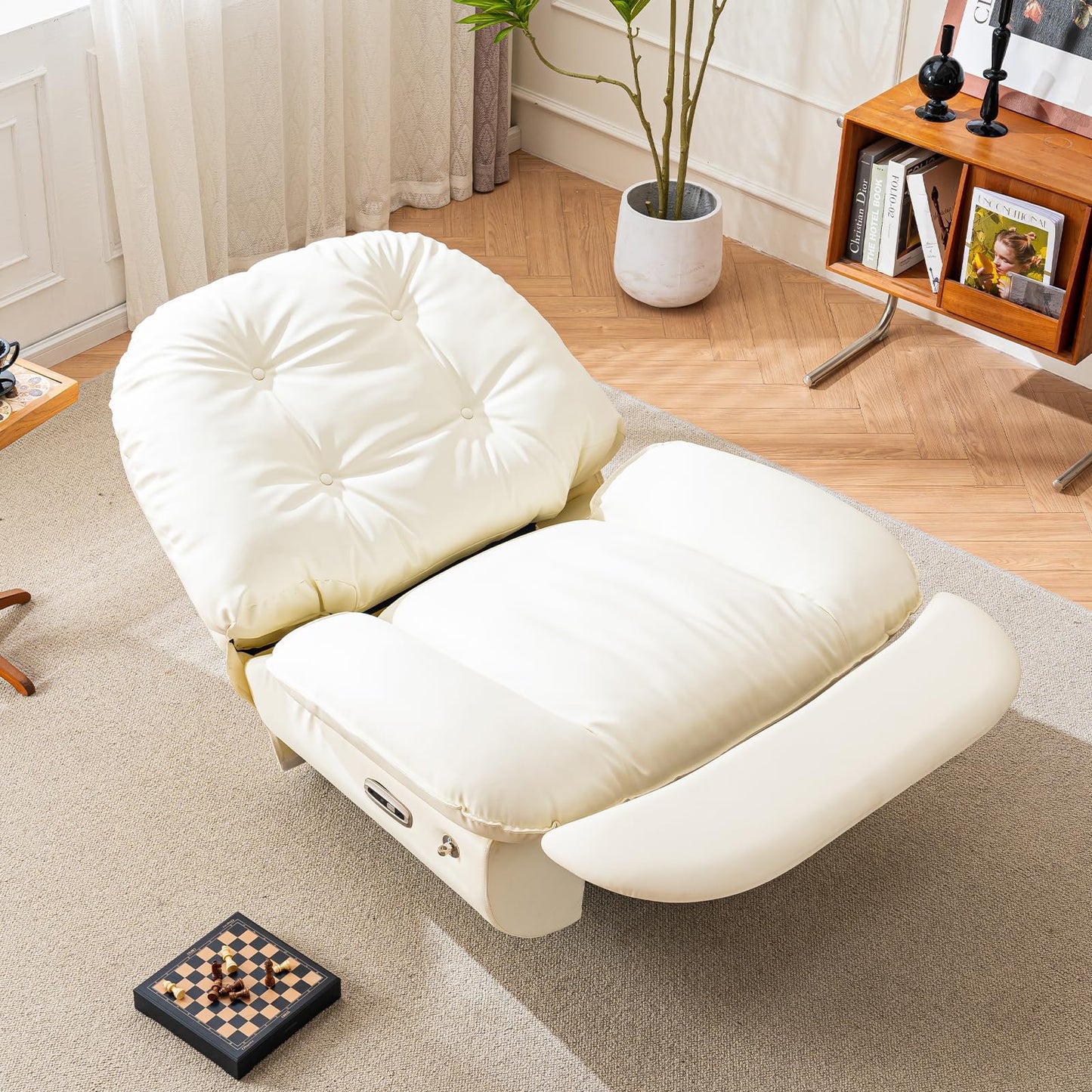 Oversized Electric Recliner with 360 Swivel