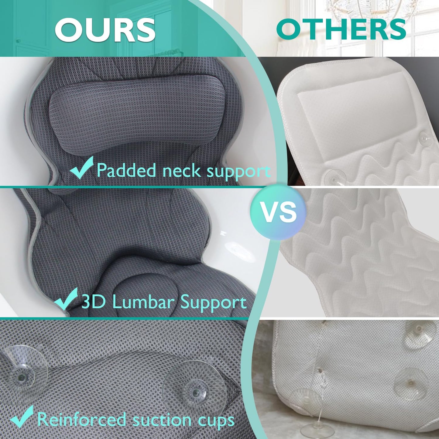 Ultimate Full Body Bath Pillow: Relaxation Made Easy