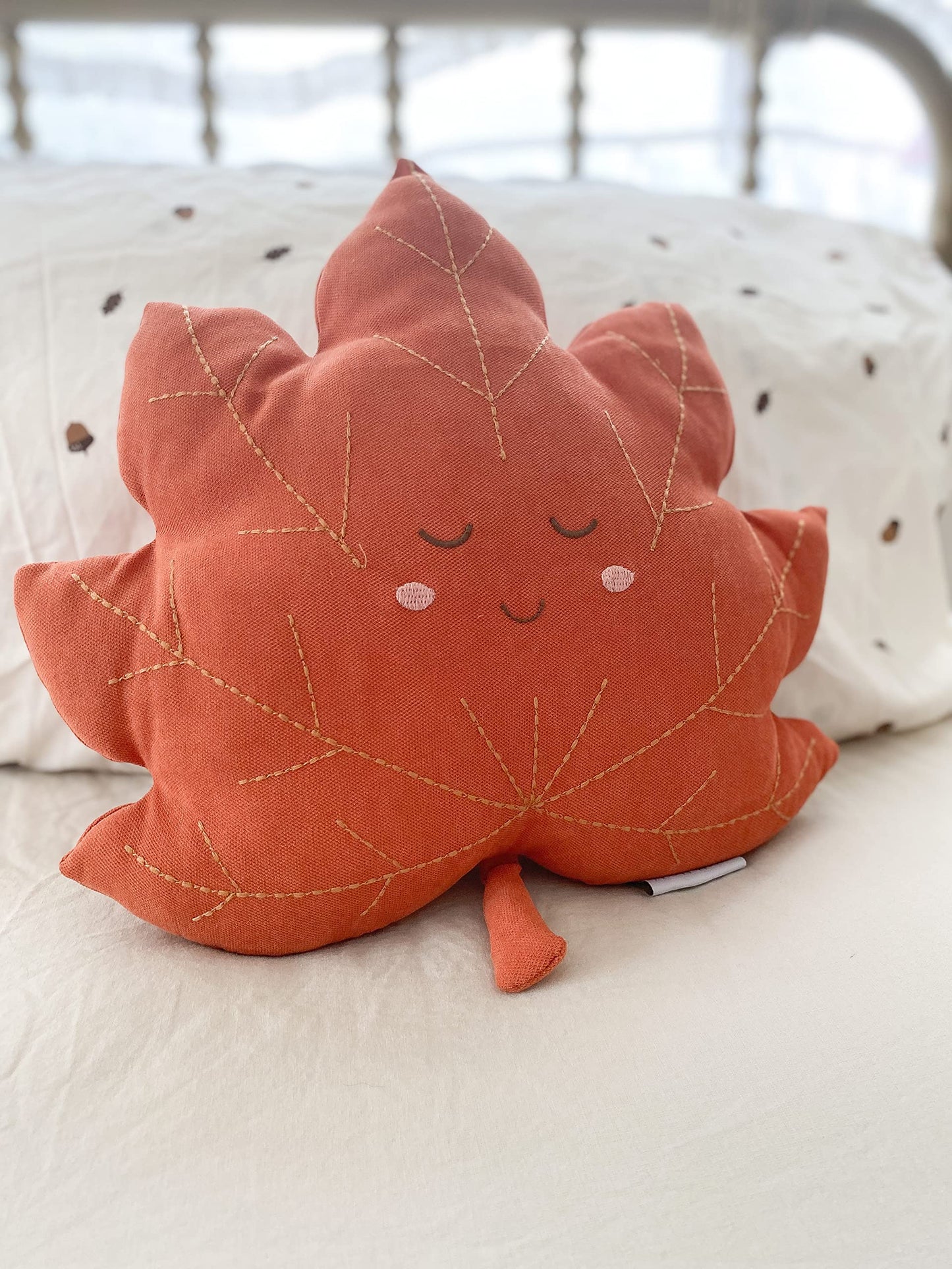 Maple Leaf Plush Throw Pillow