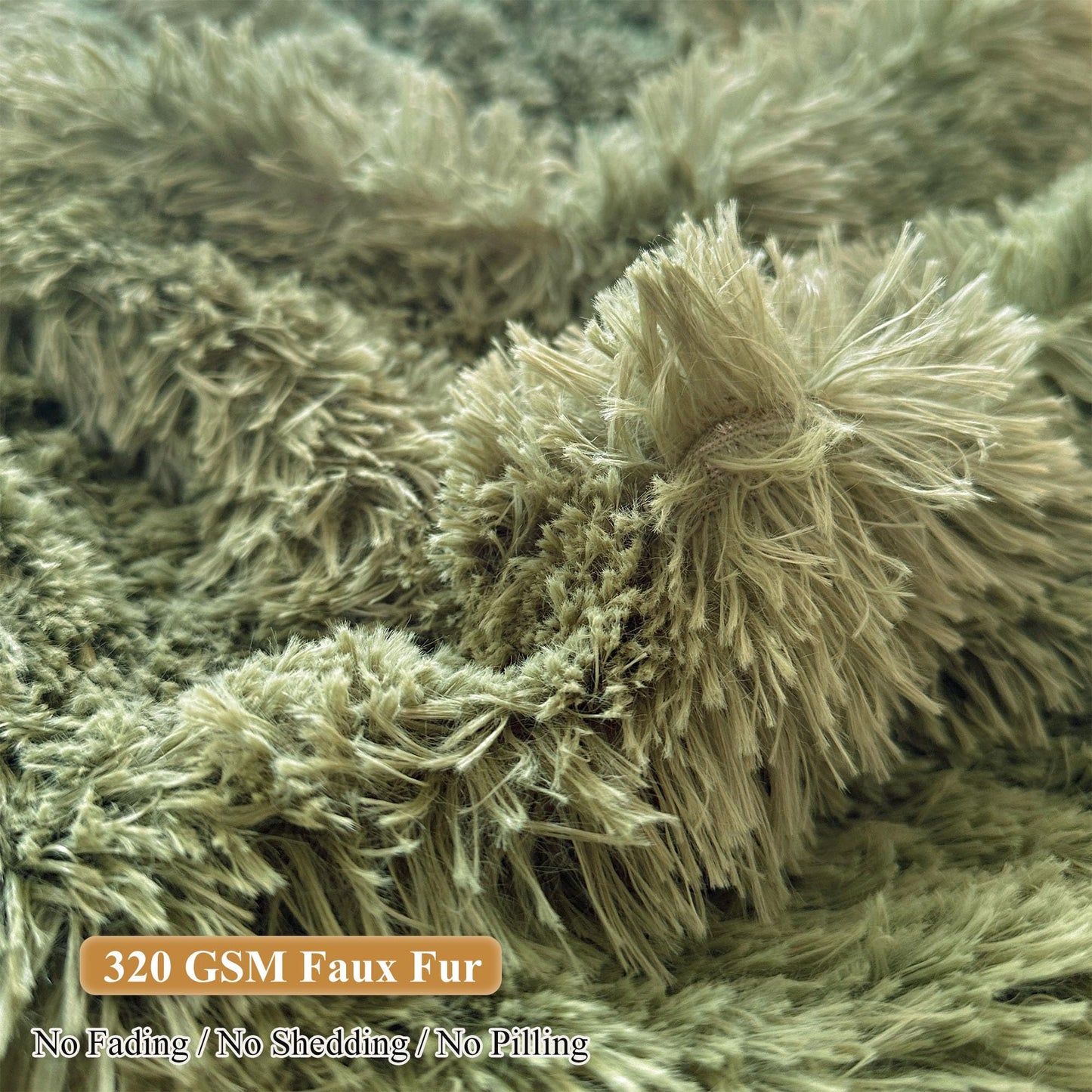 Faux Fur Bean Bag Chair Cover