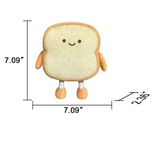 Toast Bread Plush Throw Pillow