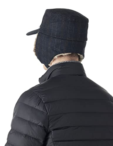 *Jeff & Aimy Womens Winter Fitted 62% Wool Tweed Earflap Dad Hat Baseball Cap for Men CamoKhaki M