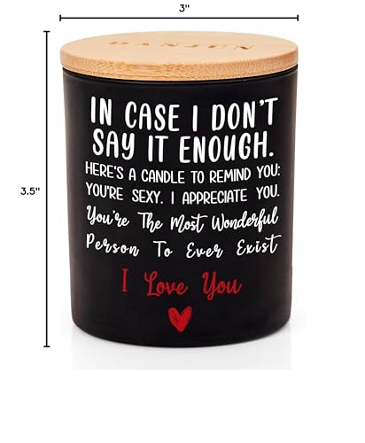 Valentine's Day Scented Candle for Her or Him - 10oz