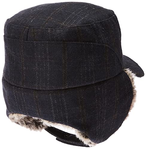 *Jeff & Aimy Womens Winter Fitted 62% Wool Tweed Earflap Dad Hat Baseball Cap for Men CamoKhaki M
