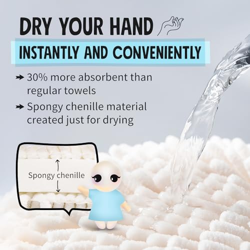 Fuzzy Ball Towels (Set of 2)