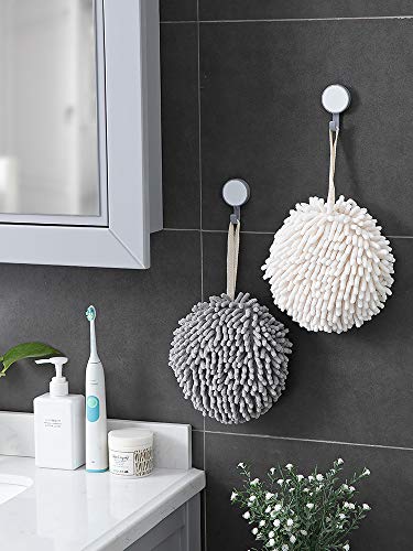 Fuzzy Ball Towels (Set of 2)