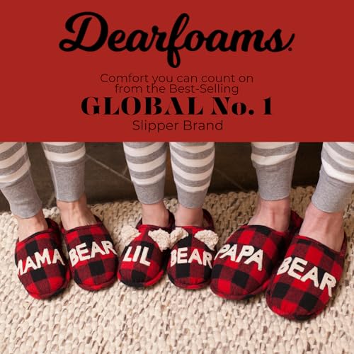 Papa Bear House Slipper, Buffalo Plaid