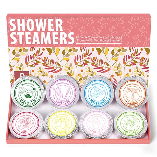 Shower Steamers Aromatherapy Gift Set, 8 Pack