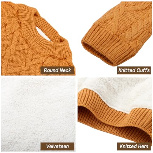 Baby’s Cable Knit Pullover Sweater