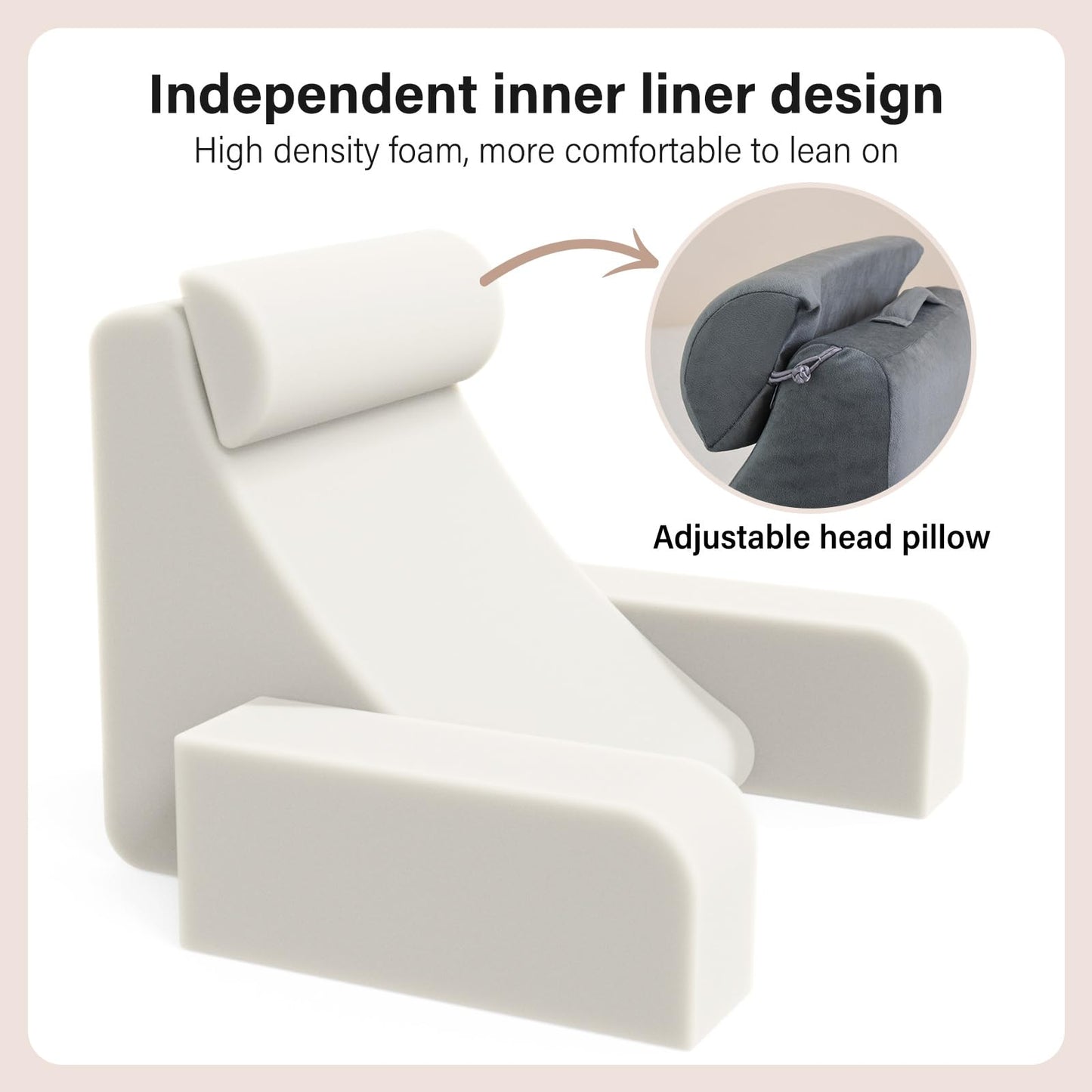 Full Back Support Pillow for Home Leisure