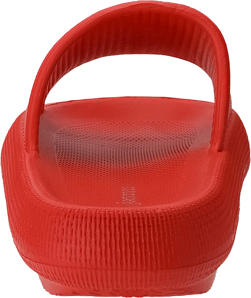 Unisex Red Pillow Slides Slippers