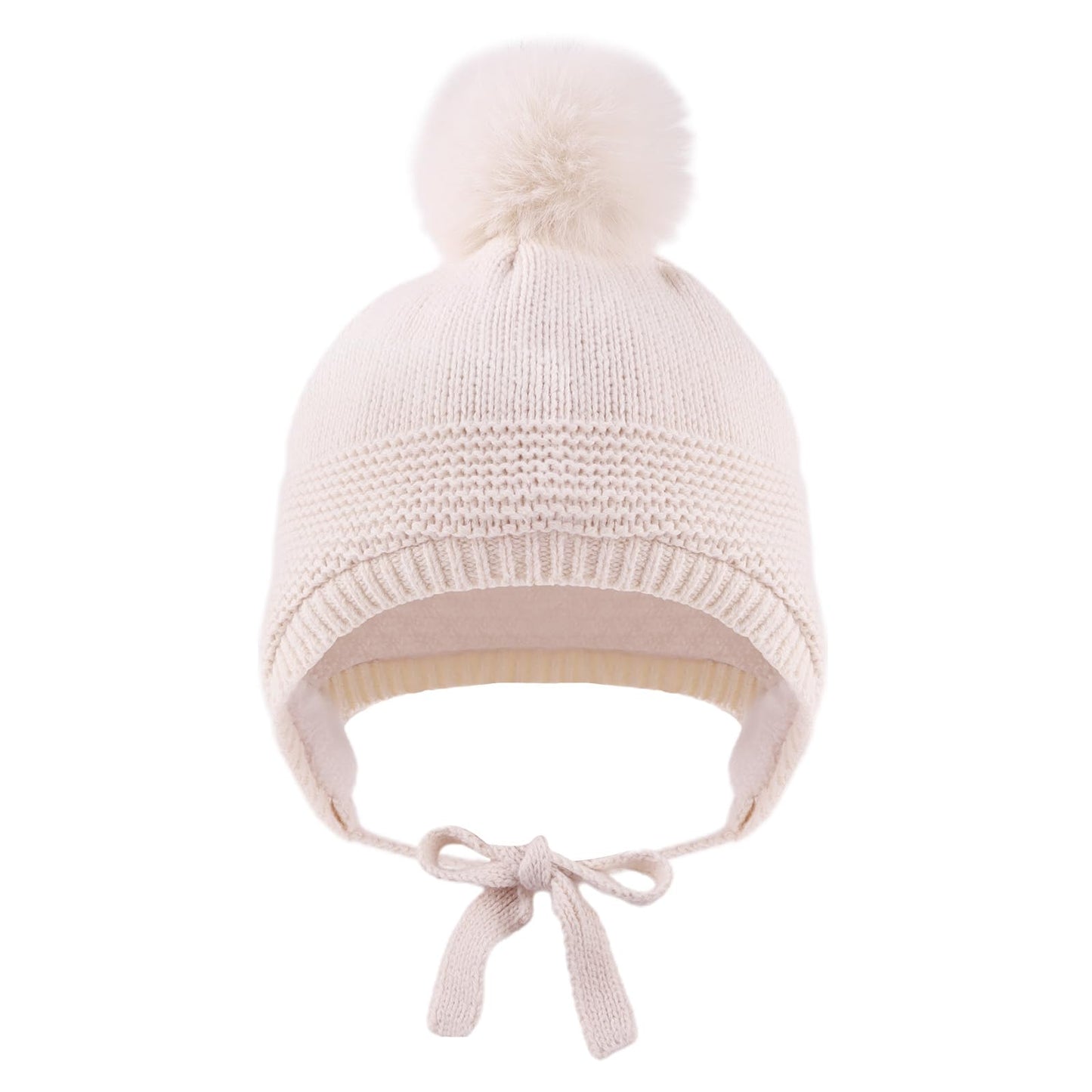 Knitted Baby Winter Beanie and Gloves