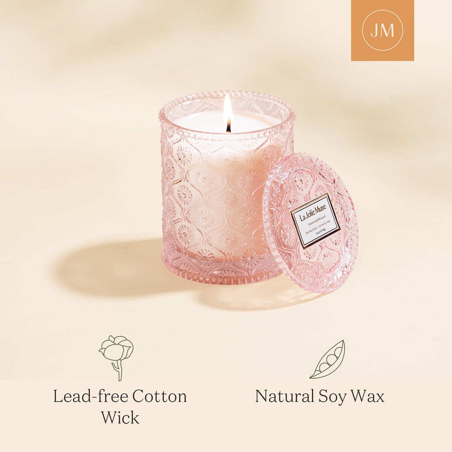 Sandalwood Rose Candle