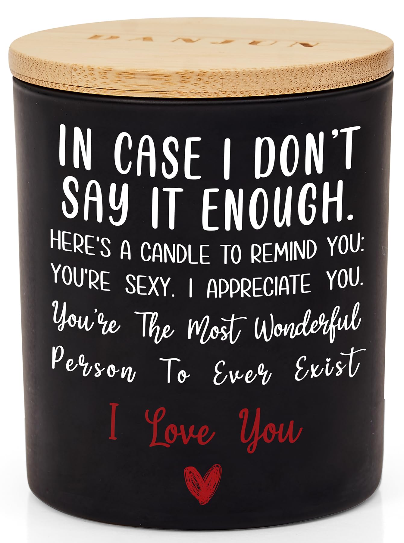 Valentine's Day Scented Candle for Her or Him - 10oz