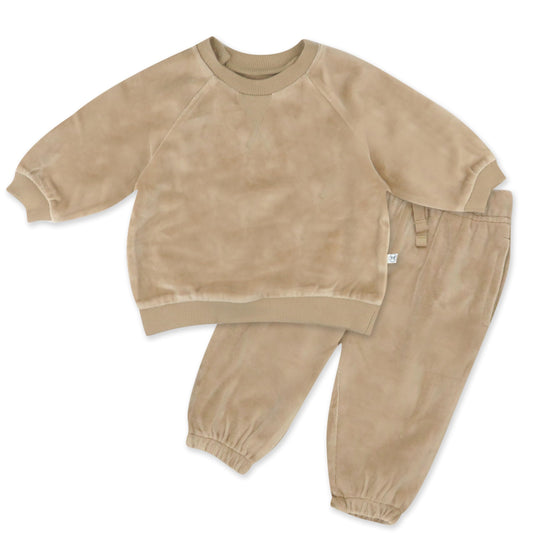 *Baby's Velour Pullover Jogger Set Baby