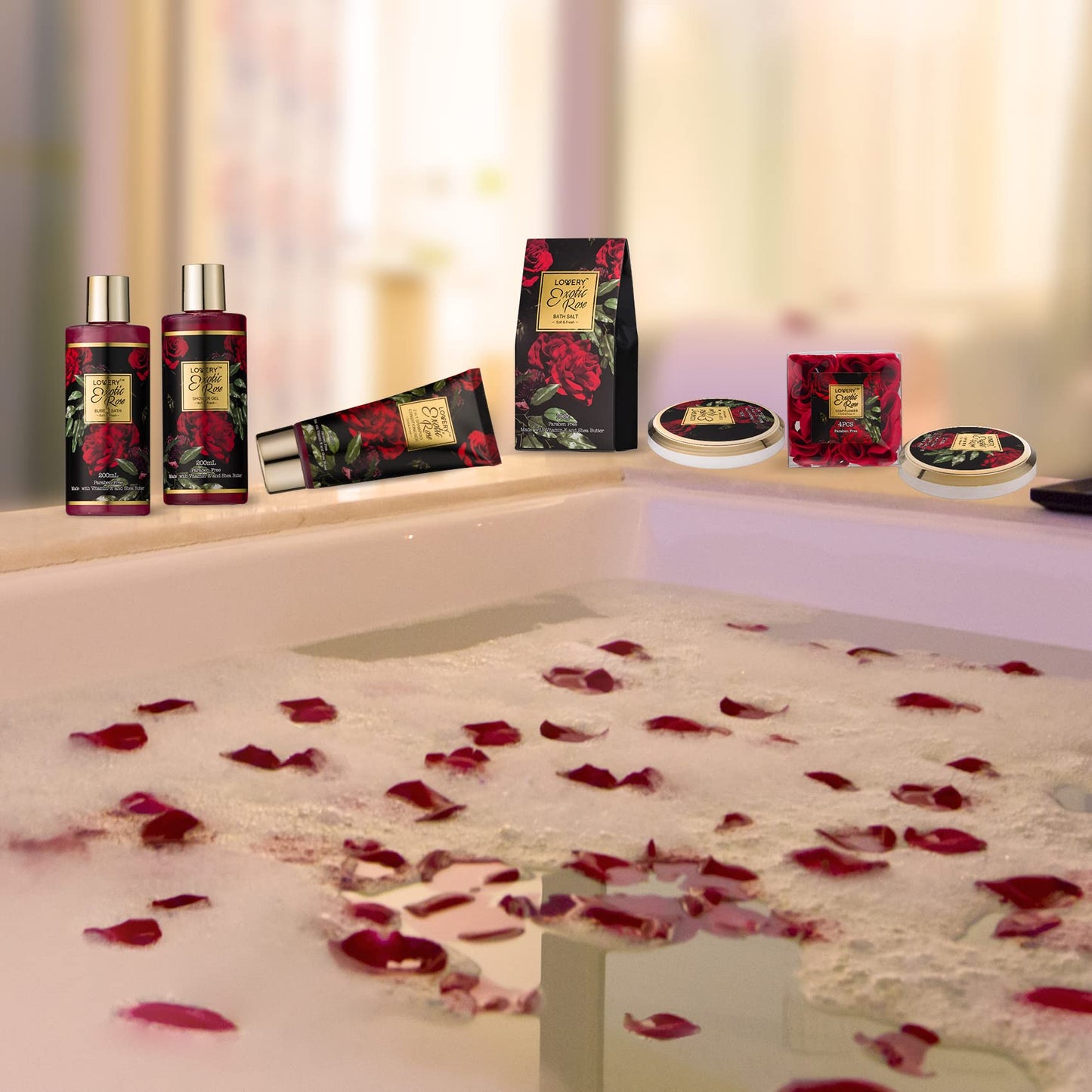 Valentine's Day Spa Bath and Body Gift Set