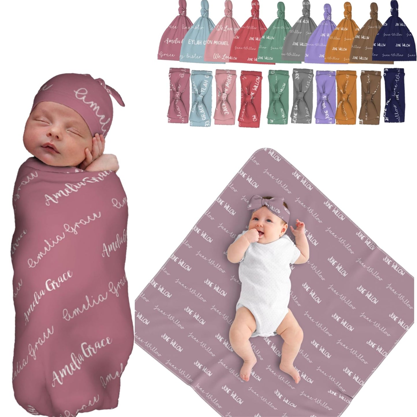 Baby Customizable Swaddle Blanket