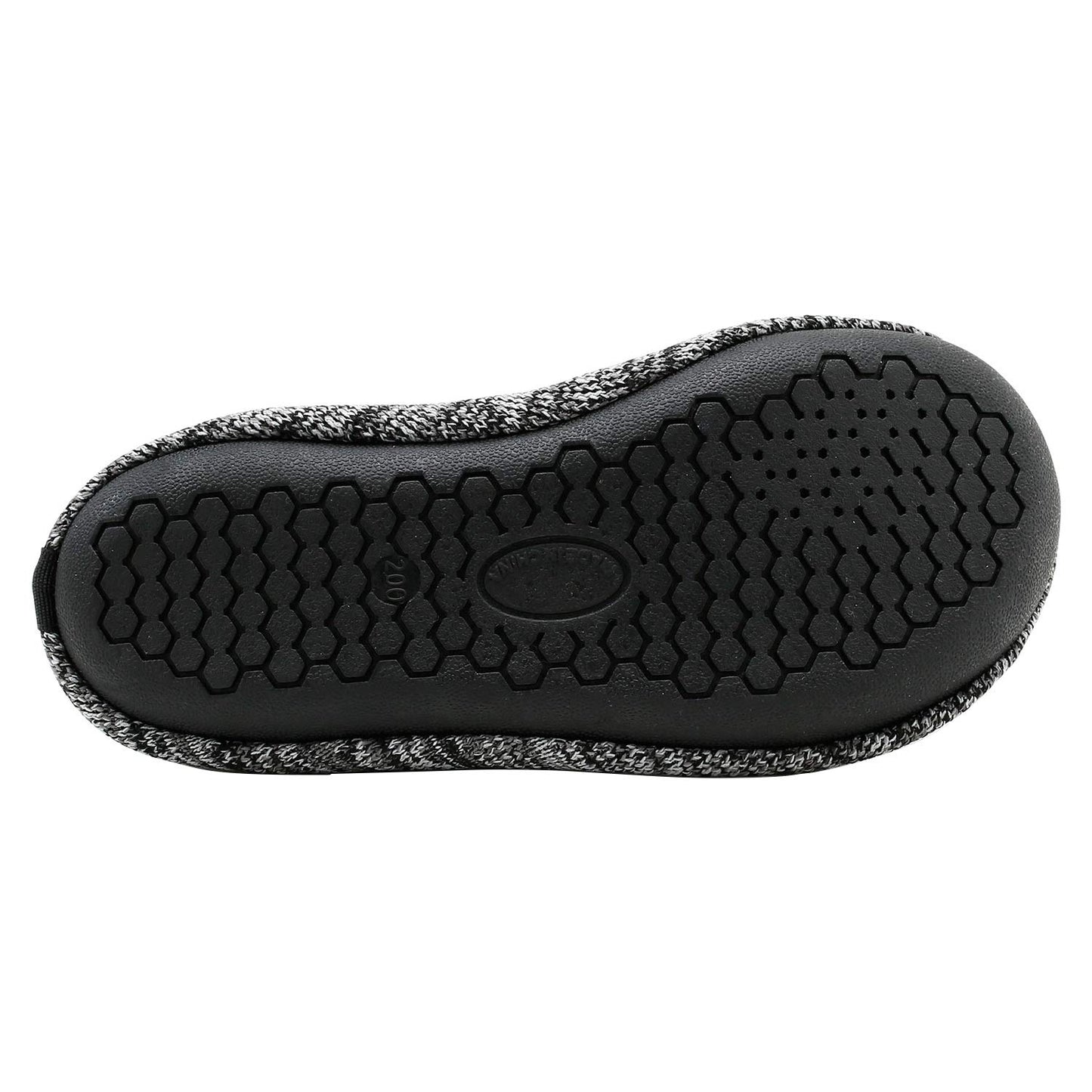 Baby/Toddler Stretchy Knit Slippers with Non-Slip Rubber Sole