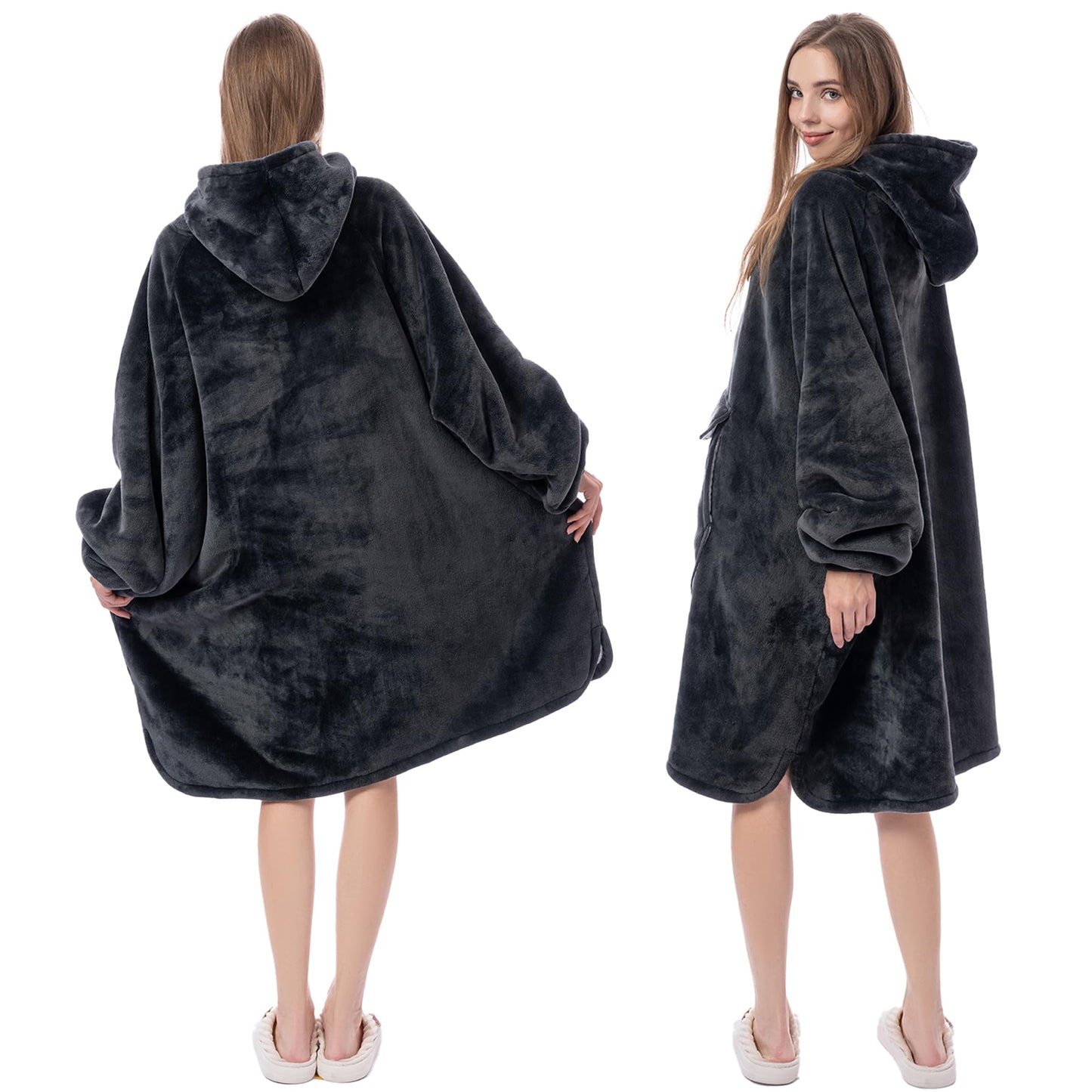 Oversized Sherpa Blanket Hoodie