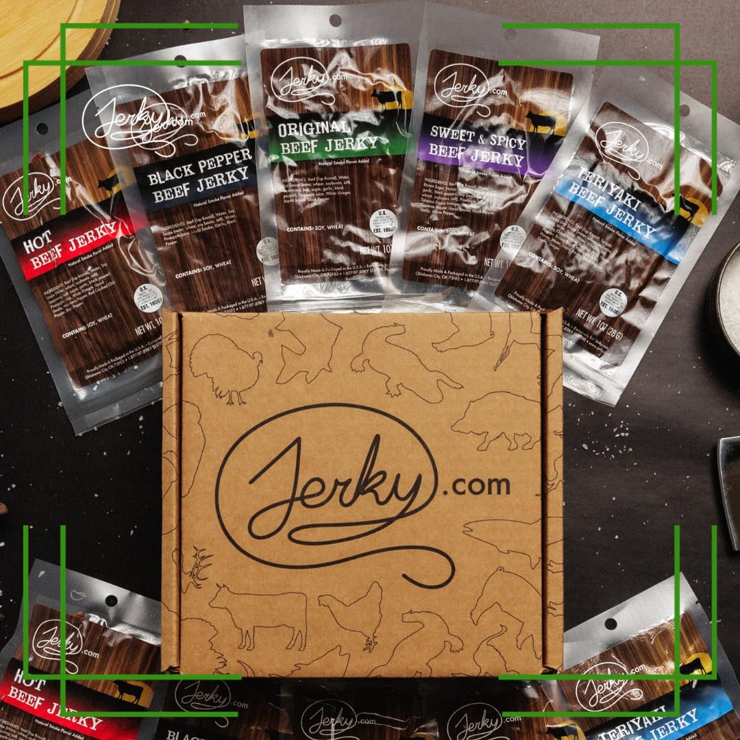 Beef Jerky & Cheese Gift Box Set - 21 Pieces